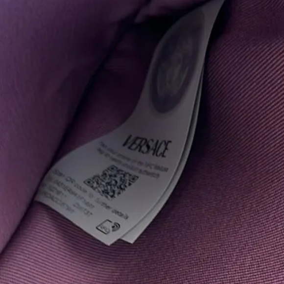 Versace La Medusa Large Chain Tote Bag Blue Women's Handbag crossbody purse - Picture 8 of 14